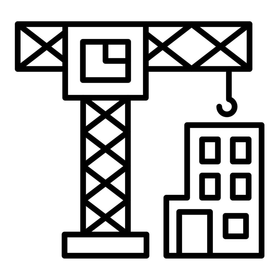 gebouw constructie vector icoon