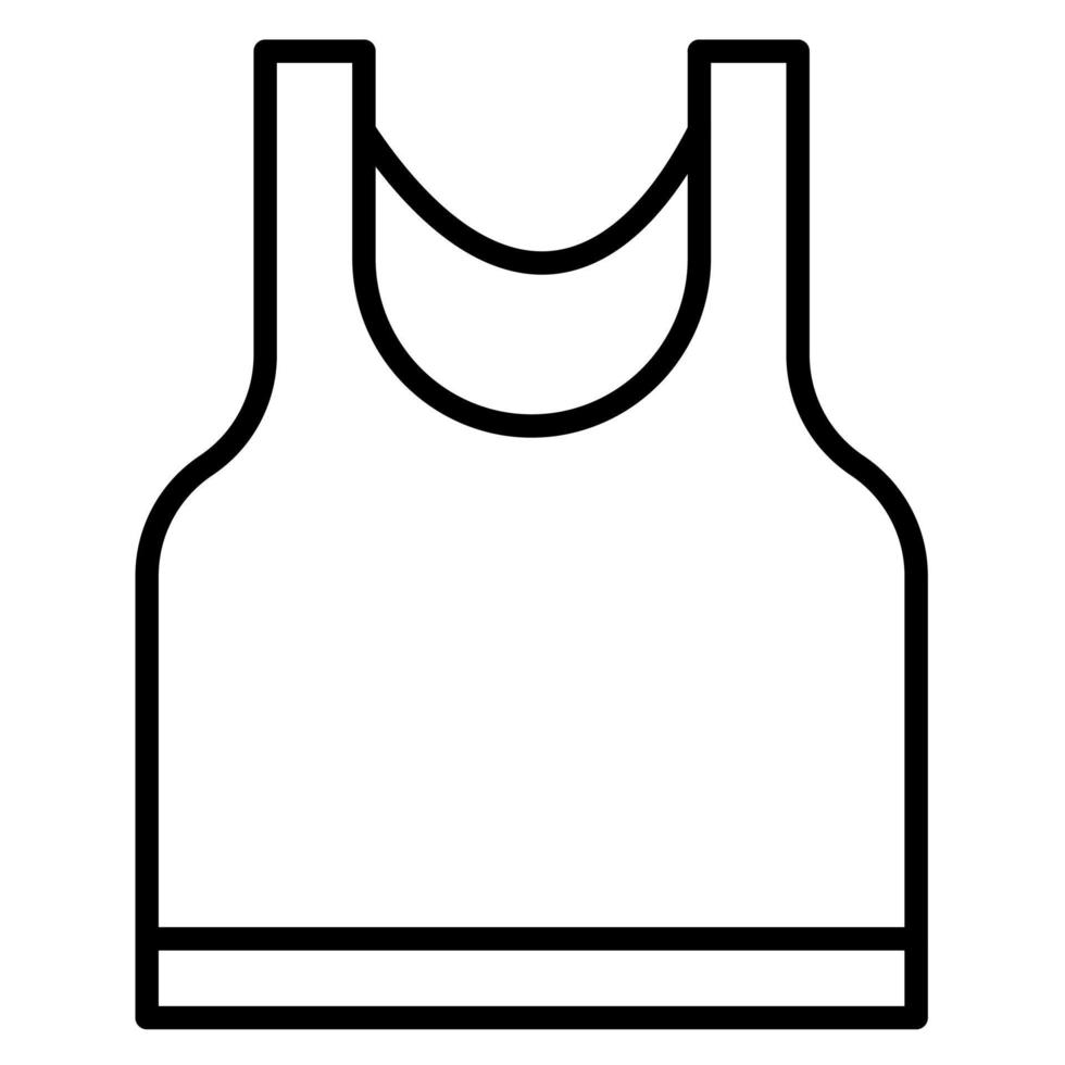 tank top vector icoon