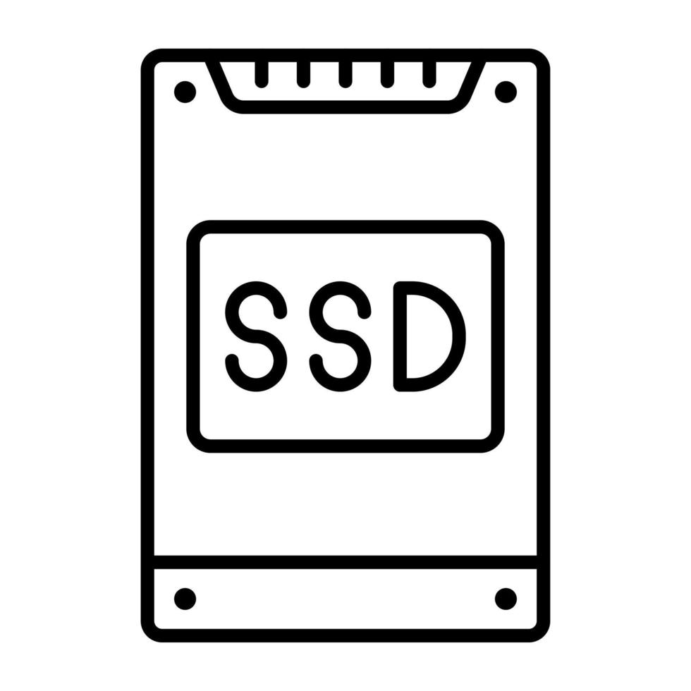 ssd vector icoon