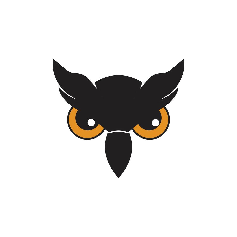 scherp oog uil vector logo icoon.