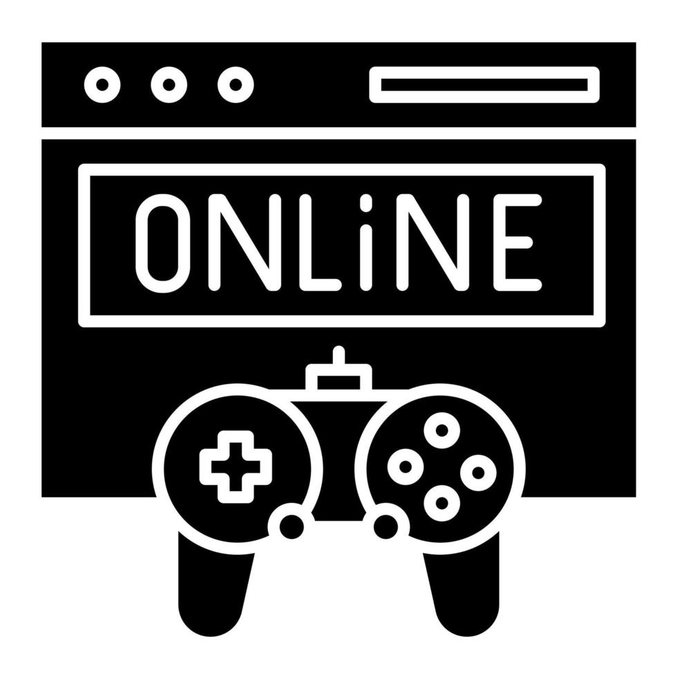 online gaming vector icoon