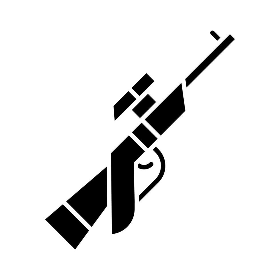 sniper rifle vector icon