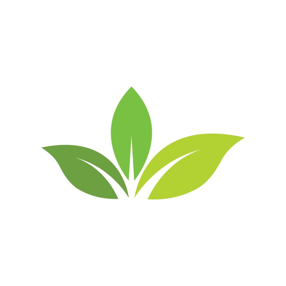 groen blad ecologie natuur element vector icoon van Gaan groen