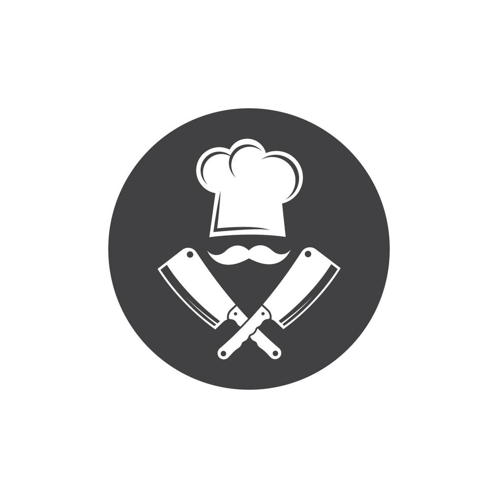 hoed chef logo sjabloon vector