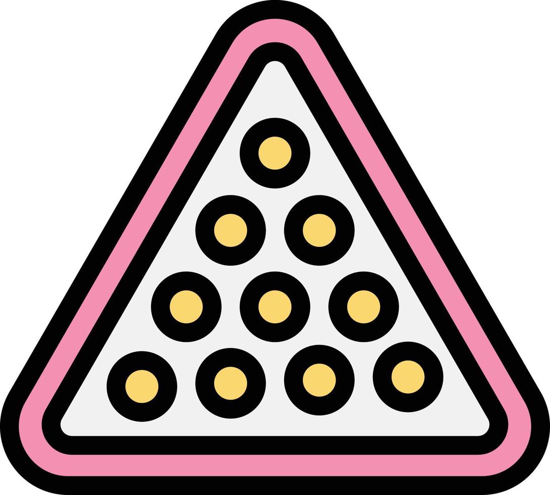 snooker vector pictogram ontwerp illustratie