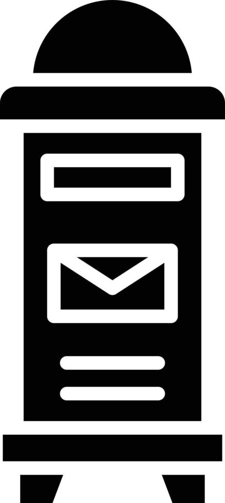 mailbox vector pictogram ontwerp illustratie