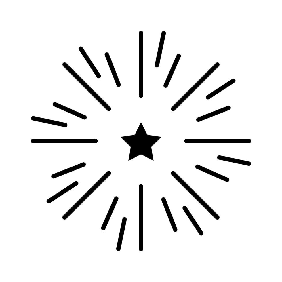 vuurwerk vector pictogram