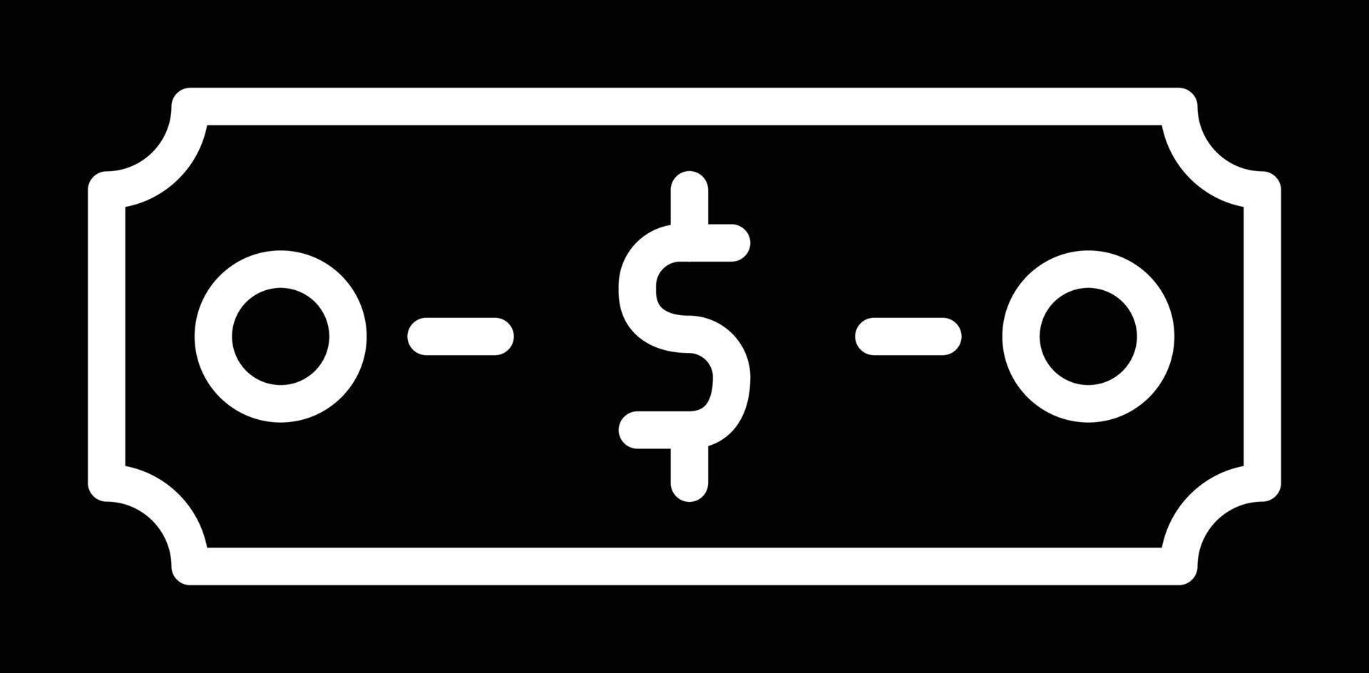 dollar vector pictogram ontwerp illustratie