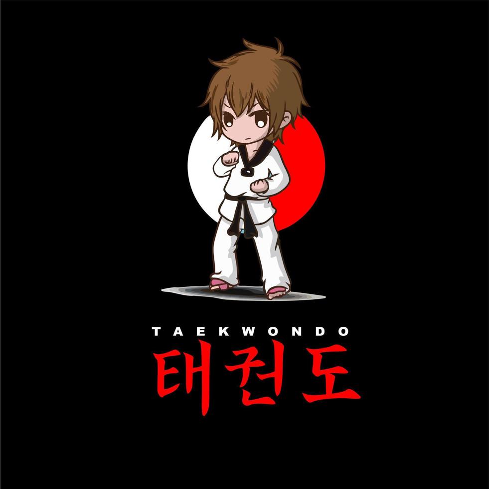 logos en symbolen over taekwondo vector