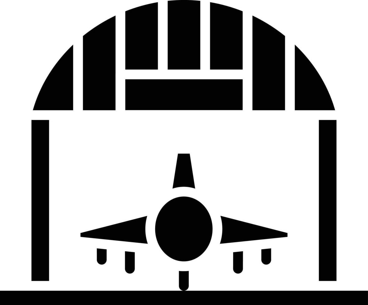 hangar vector pictogram ontwerp illustratie