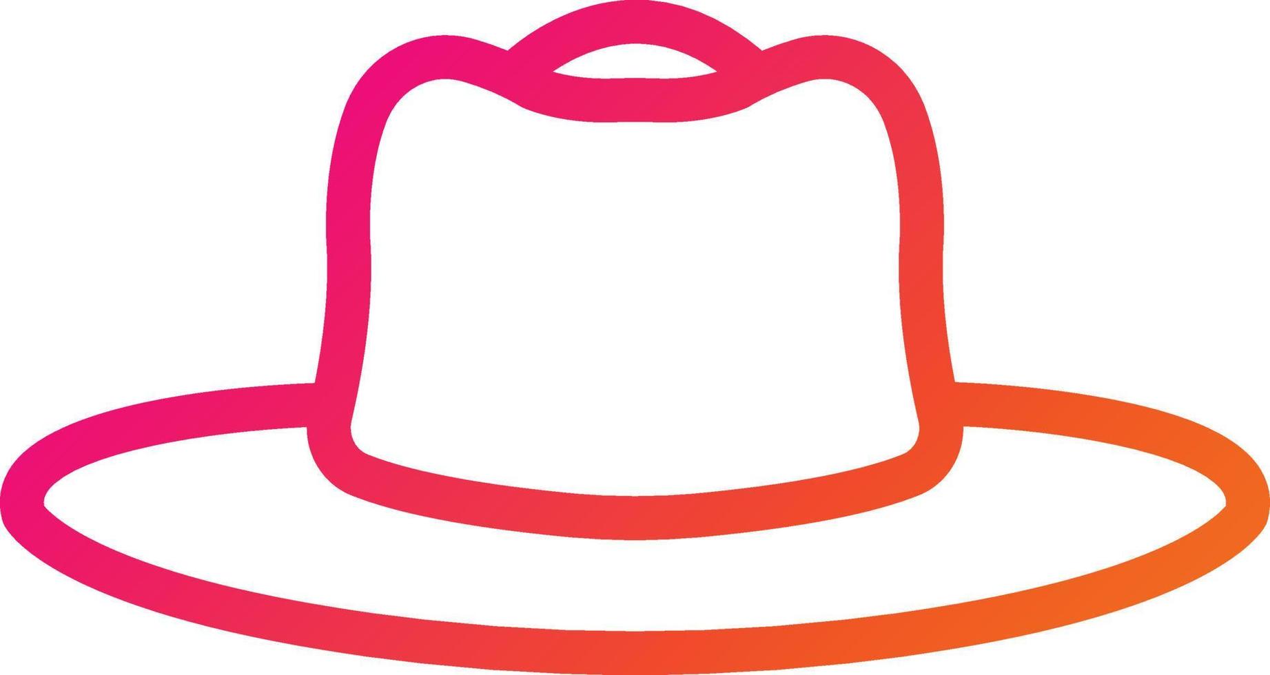 hoed vector pictogram ontwerp illustratie