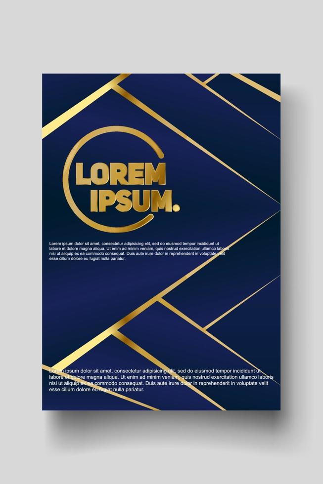 cover ontwerpsjabloon met abstracte lijnen modern vector