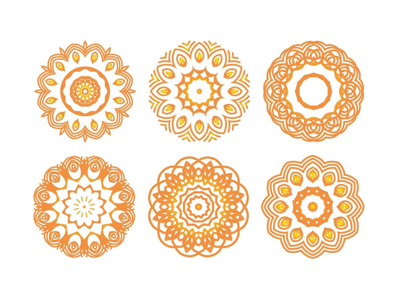 schoon luxe mandala ontwerp sjabloon vector