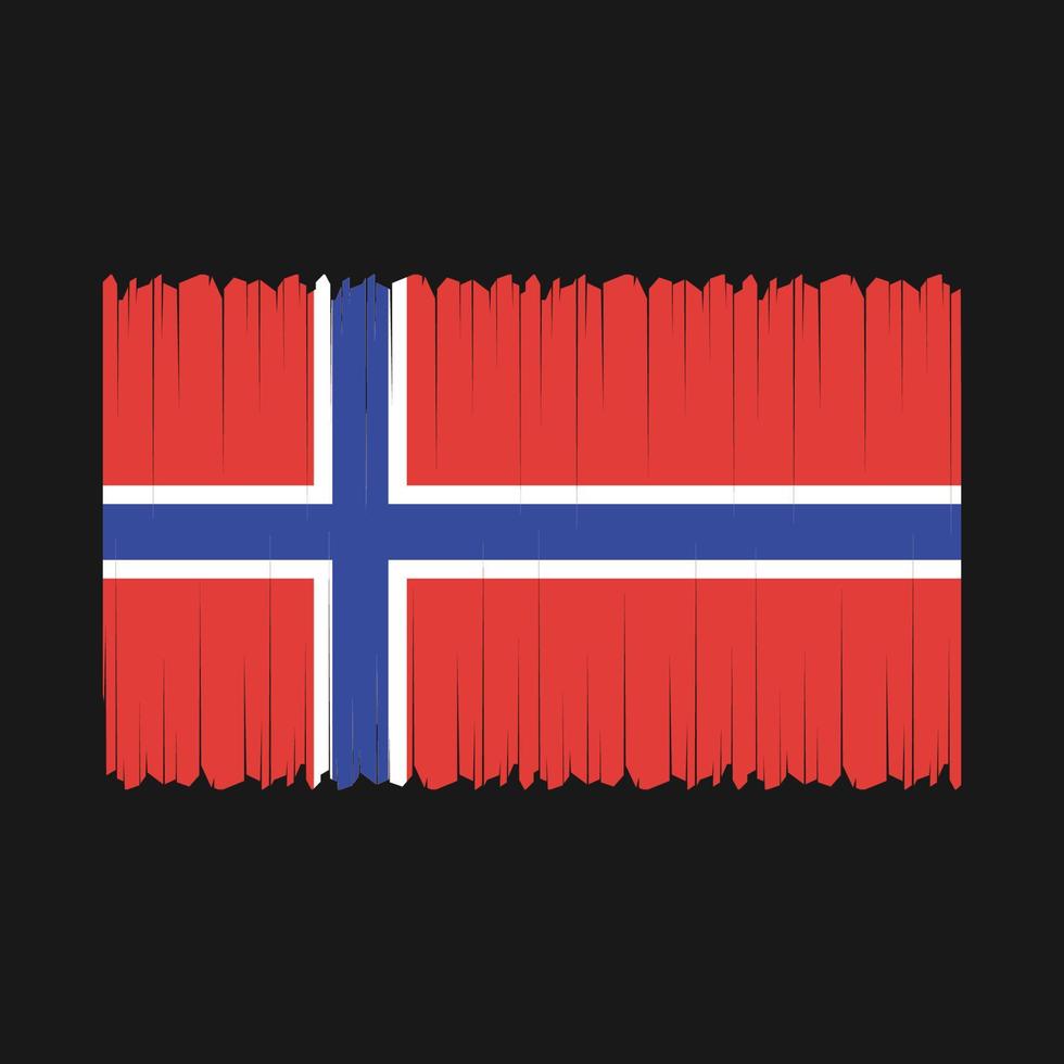 Noorse vlag vector