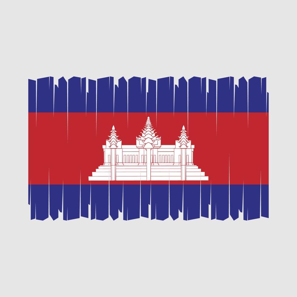 vlag van cambodja vector