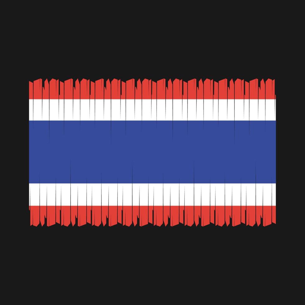 Thailand vlag vector illustratie