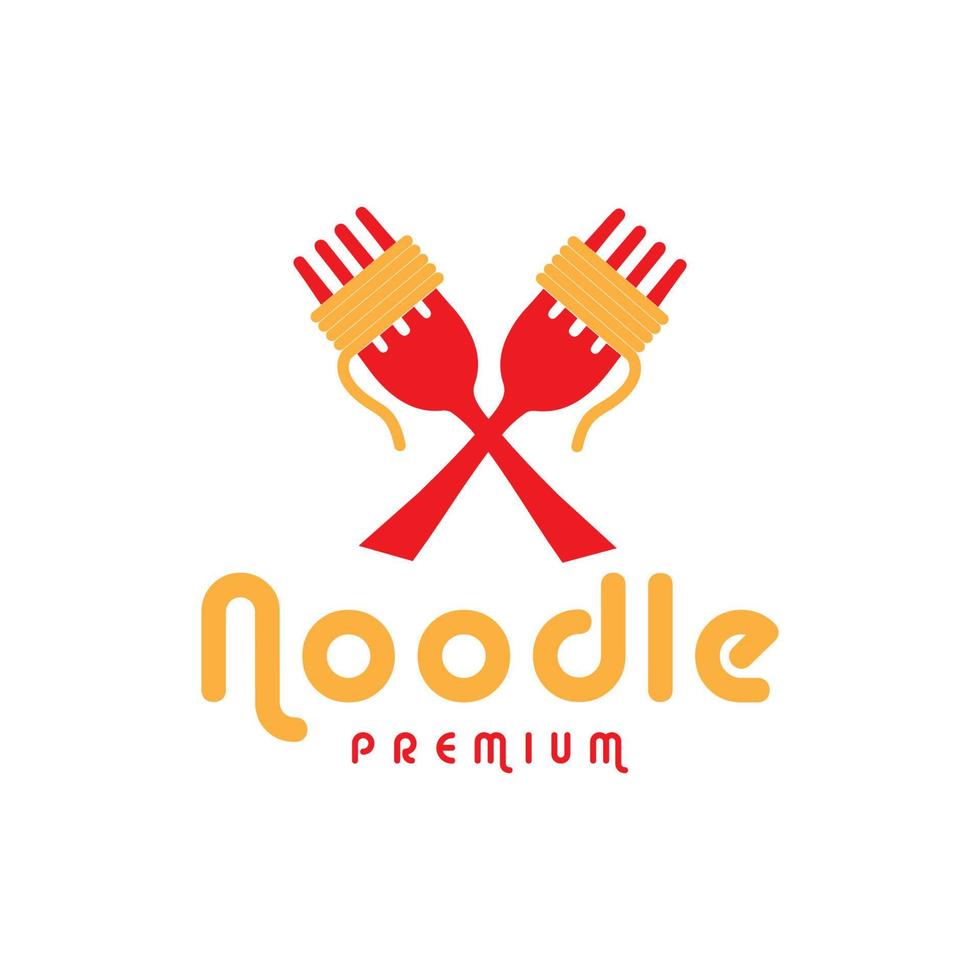 ramen noodle logo ontwerp Japans restaurant Chinese symbool icoon vector illustratie sjabloon