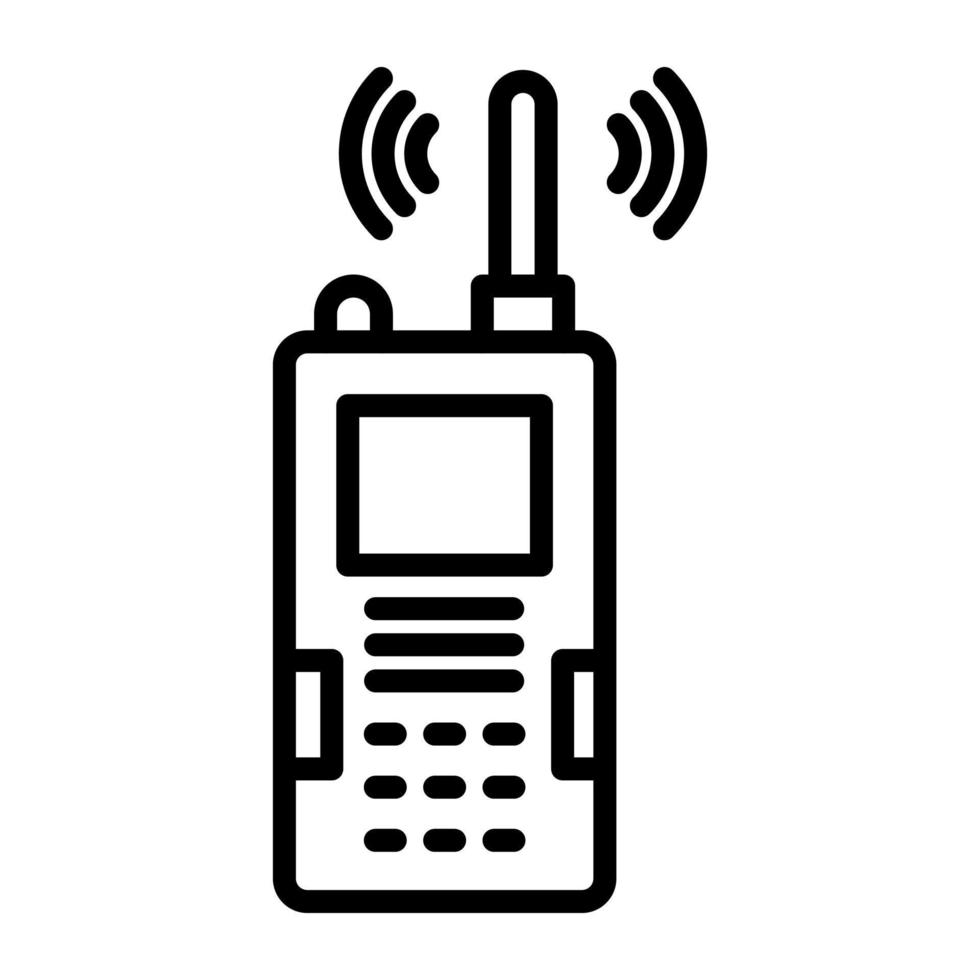 walkie talkie vector icoon