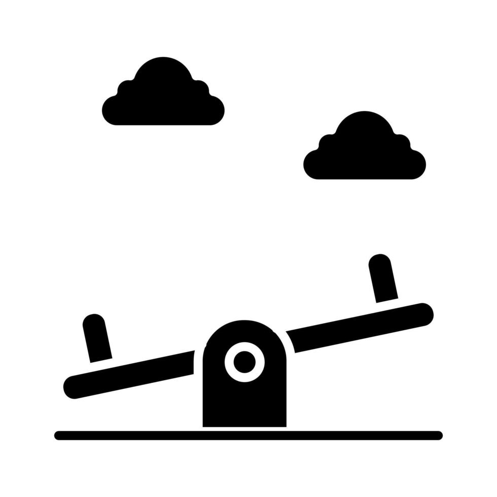 speeltuin vector pictogram