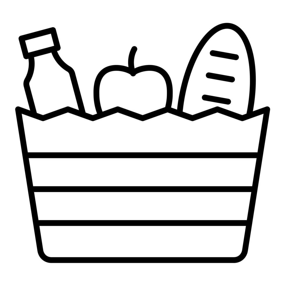 boodschappen vector icoon