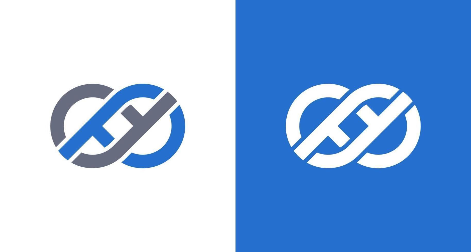 modern abstract letter dp oneindig logo vector
