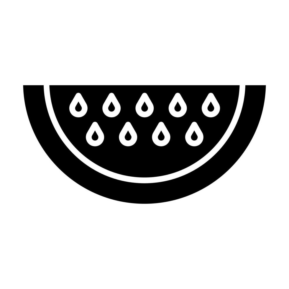 watermeloen vector pictogram