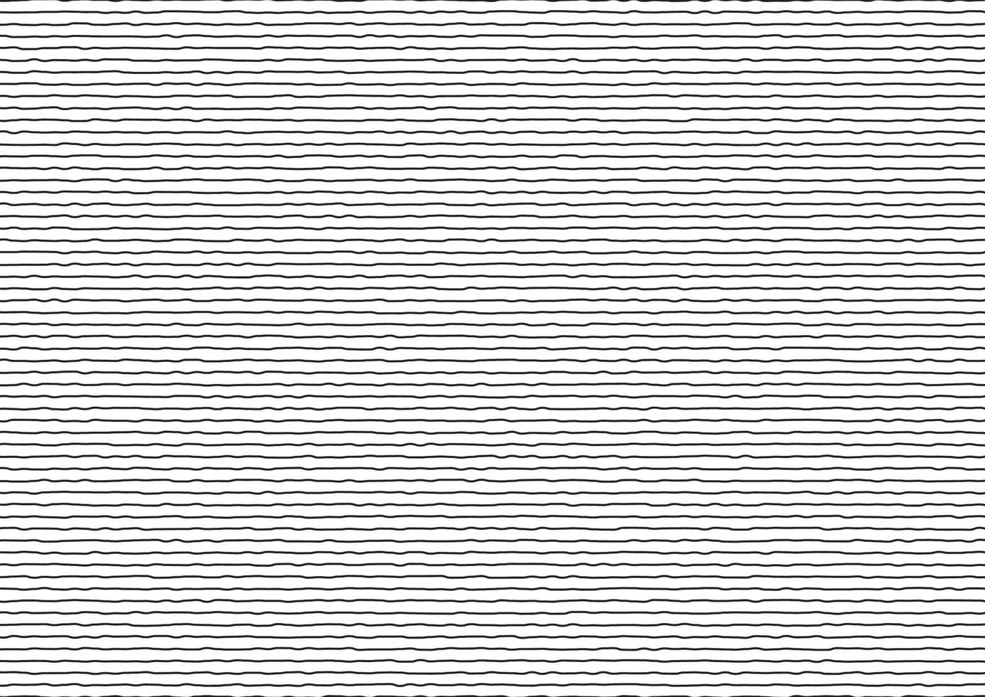 abstracte dunne zwarte strepen ruwe horizontale lijnen op een witte achtergrond. vector
