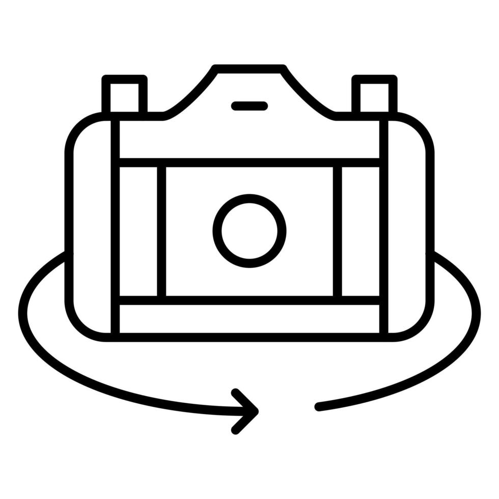 voorkant camera vector icoon