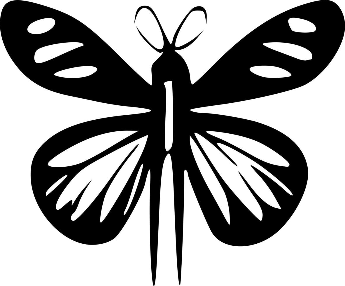zwart insect icoon vector