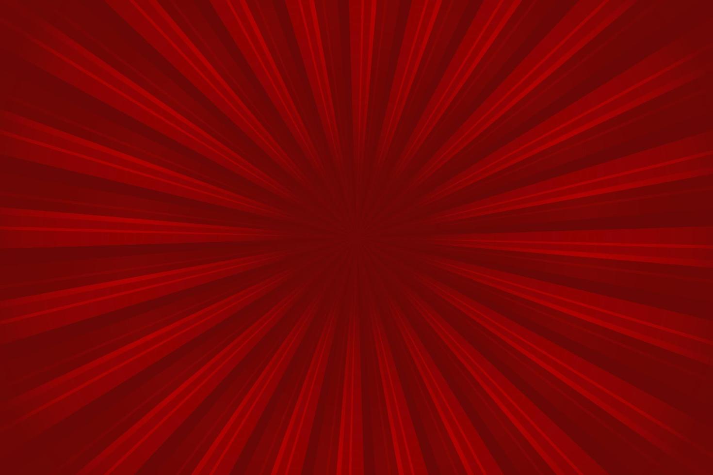 zonnestraal rood wijnoogst patroon stralen achtergrond. vector illustratie