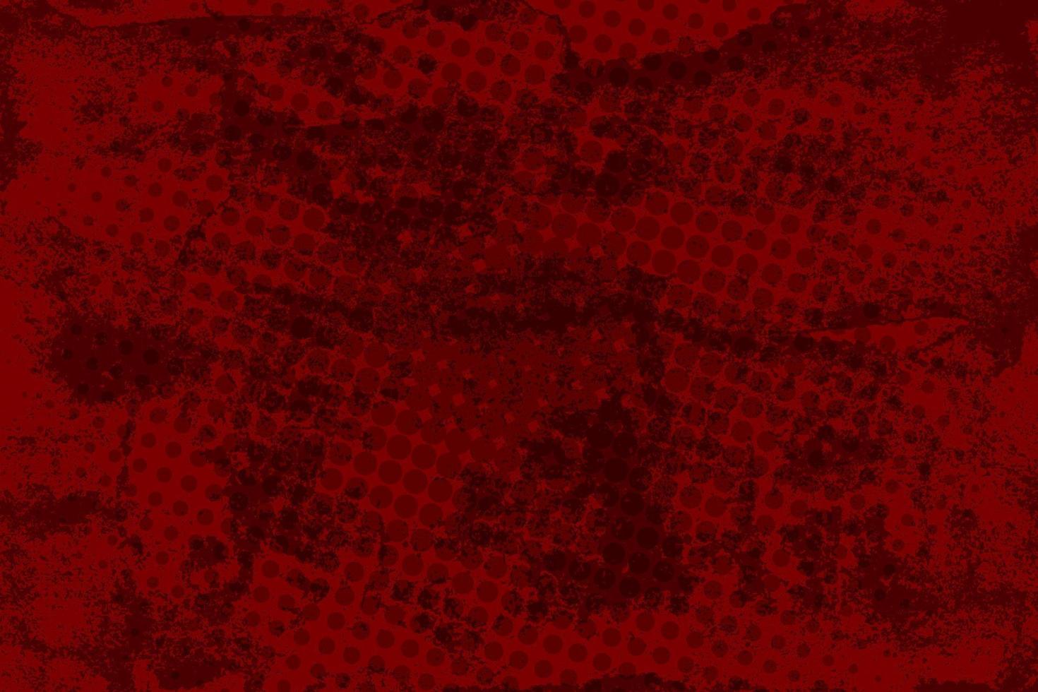 rood abstract grunge achtergrond met gestippeld, vector illustratie