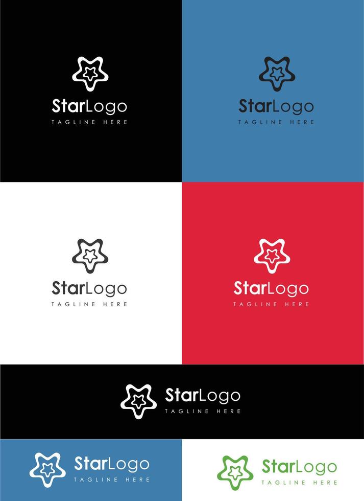 ster logo vector kunst eps logo ontwerp