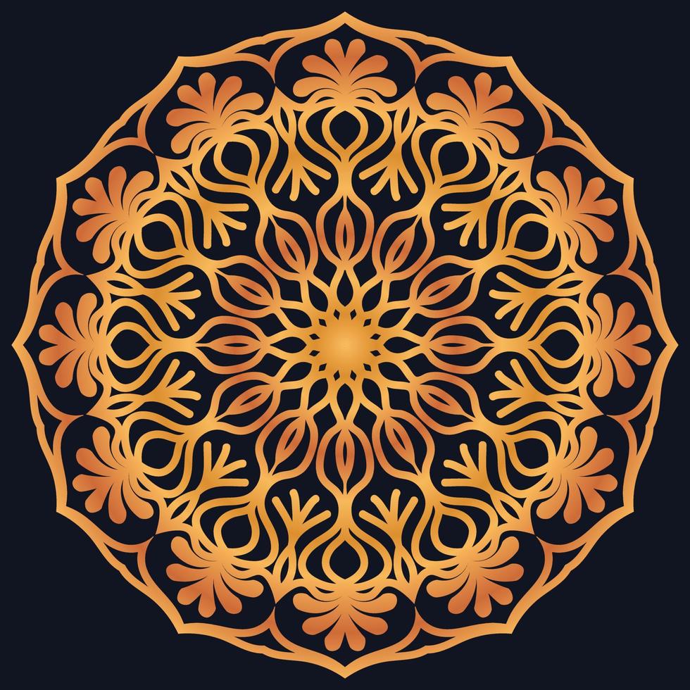 decoratief elementen luxe ornament patroon helling mandala ontwerp vector