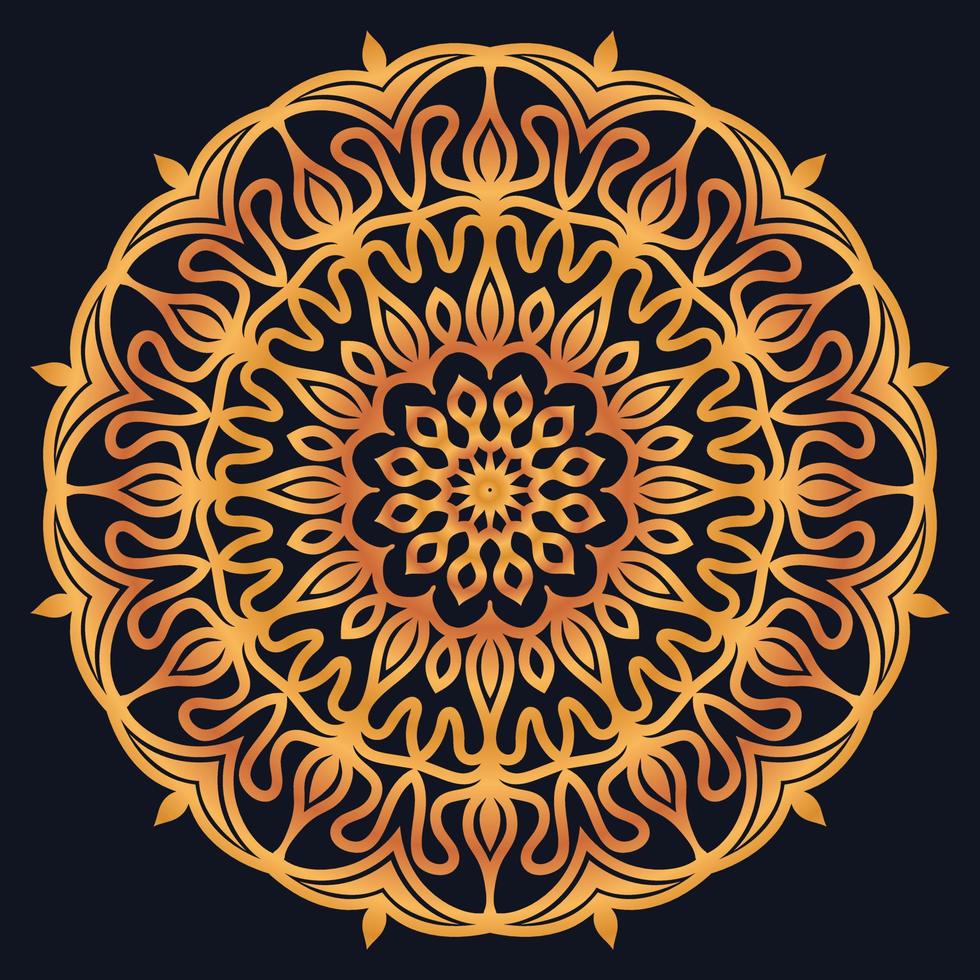 decoratief elementen luxe ornament patroon helling mandala ontwerp vector