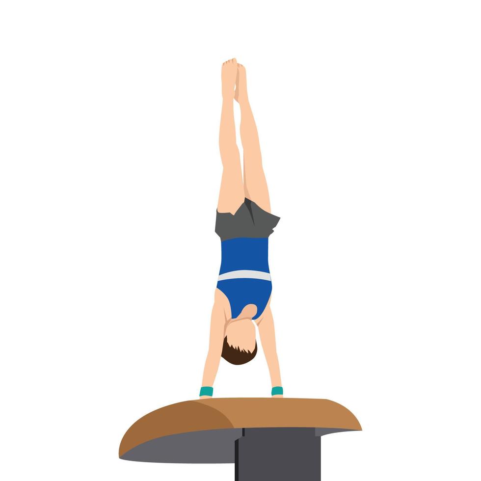 artistiek gymnastiek gewelf atleten sportman spellen icoon set. jong jongen atleet. sporting kampioenschap mensen wedstrijd. sport infographic artistiek gymnastiek gewelf evenementen vector