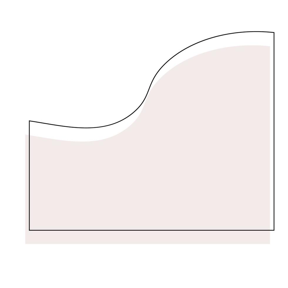 vector lijn abstract Golf vorm