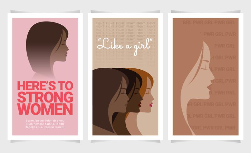 Vector vrouwen Posters