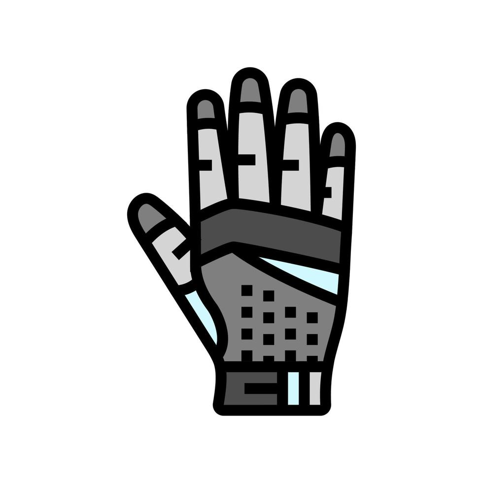 werk handschoenen garage gereedschap kleur icoon vector illustratie