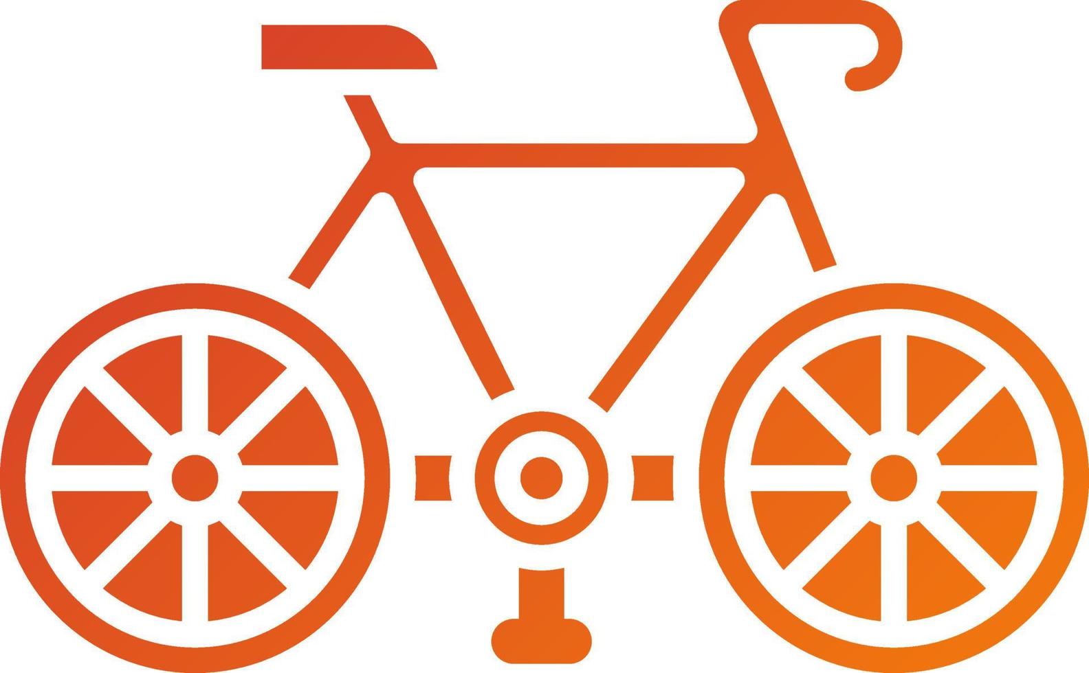 fiets icoon stijl vector