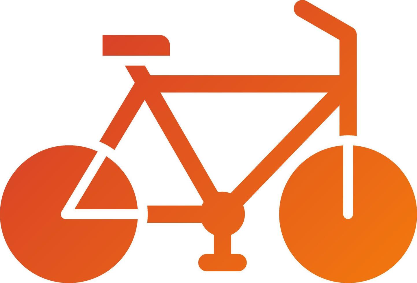 fiets speelgoed- icoon stijl vector