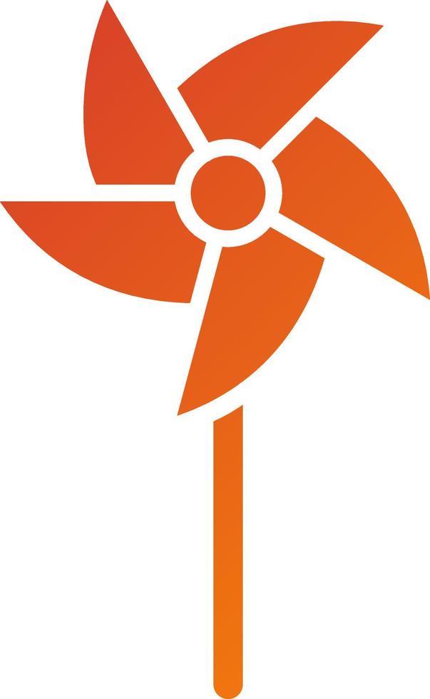 pinwheel icoon stijl vector