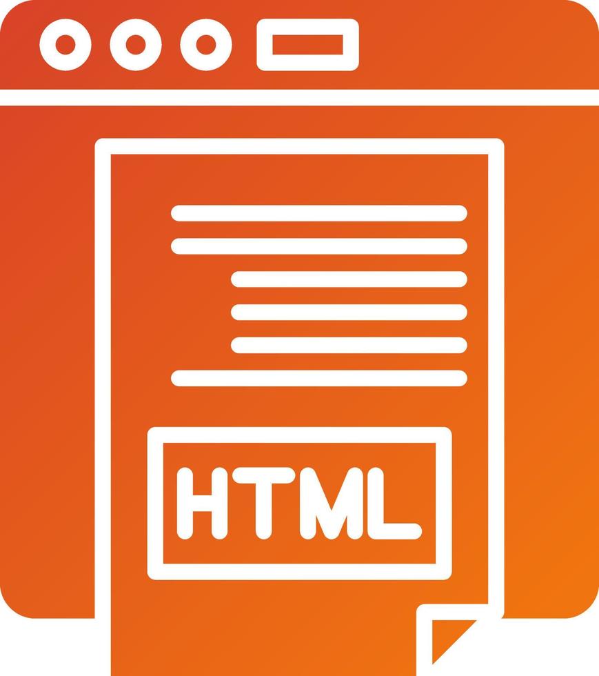html icoon stijl vector