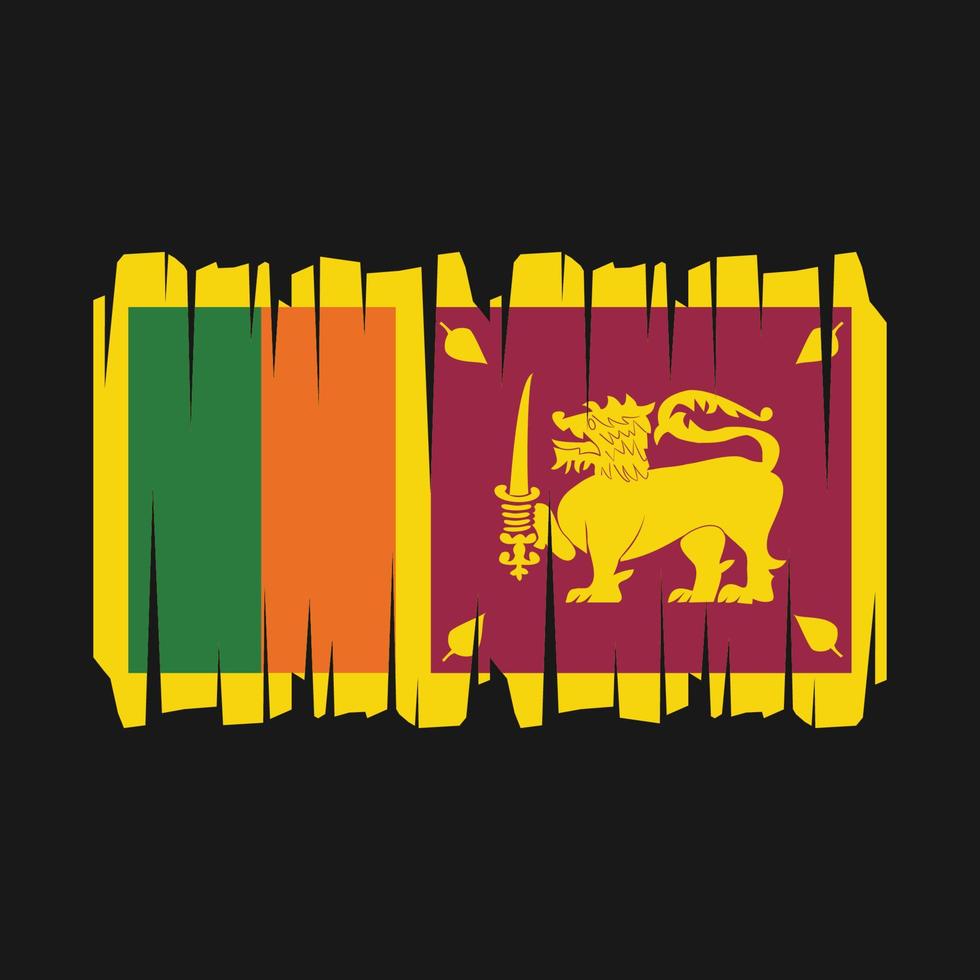 sri lanka vlag vector