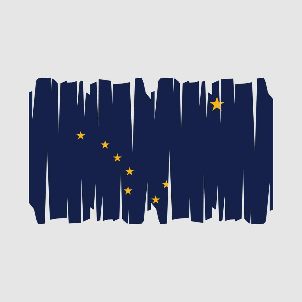 Alaska vlag vector