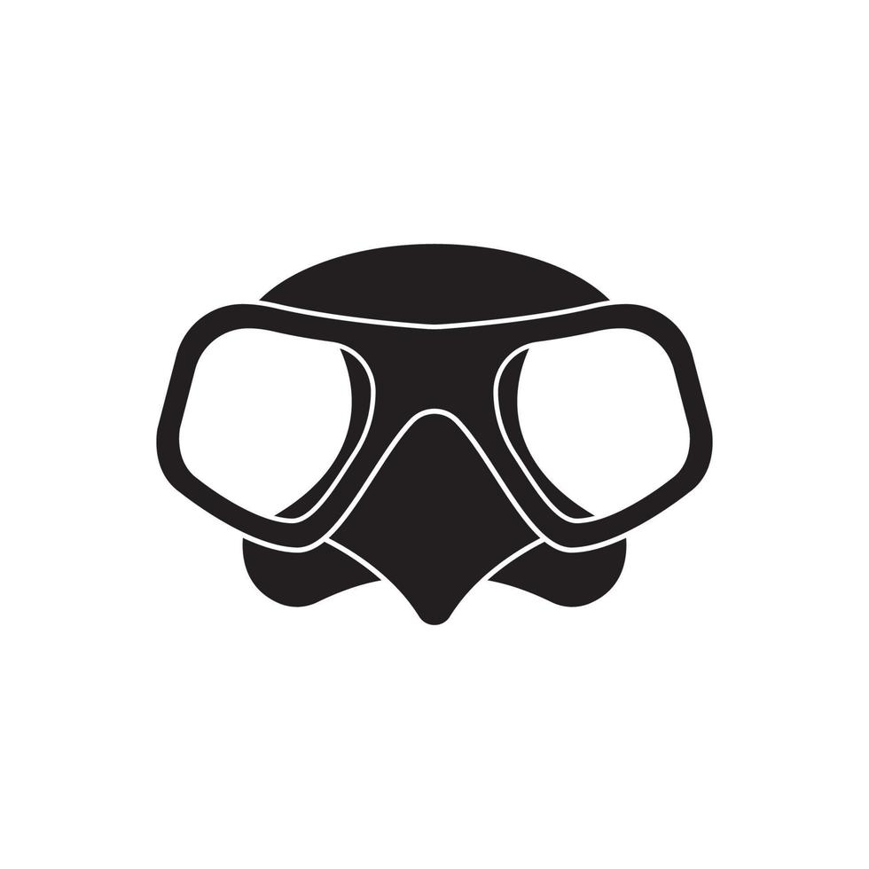 duiken stofbril icoon symbool, illustratie ontwerp sjabloon. vector
