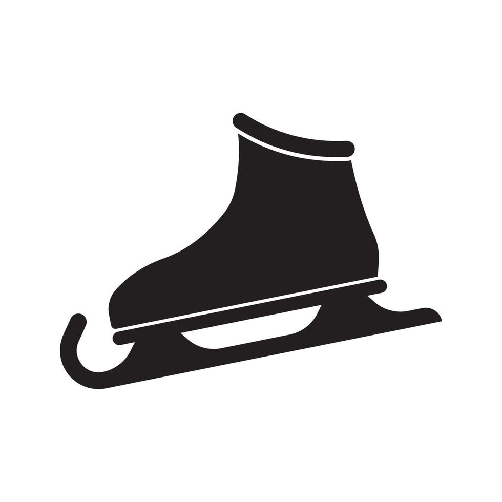 ijs skates icoon symbool, illustratie ontwerp sjabloon. vector