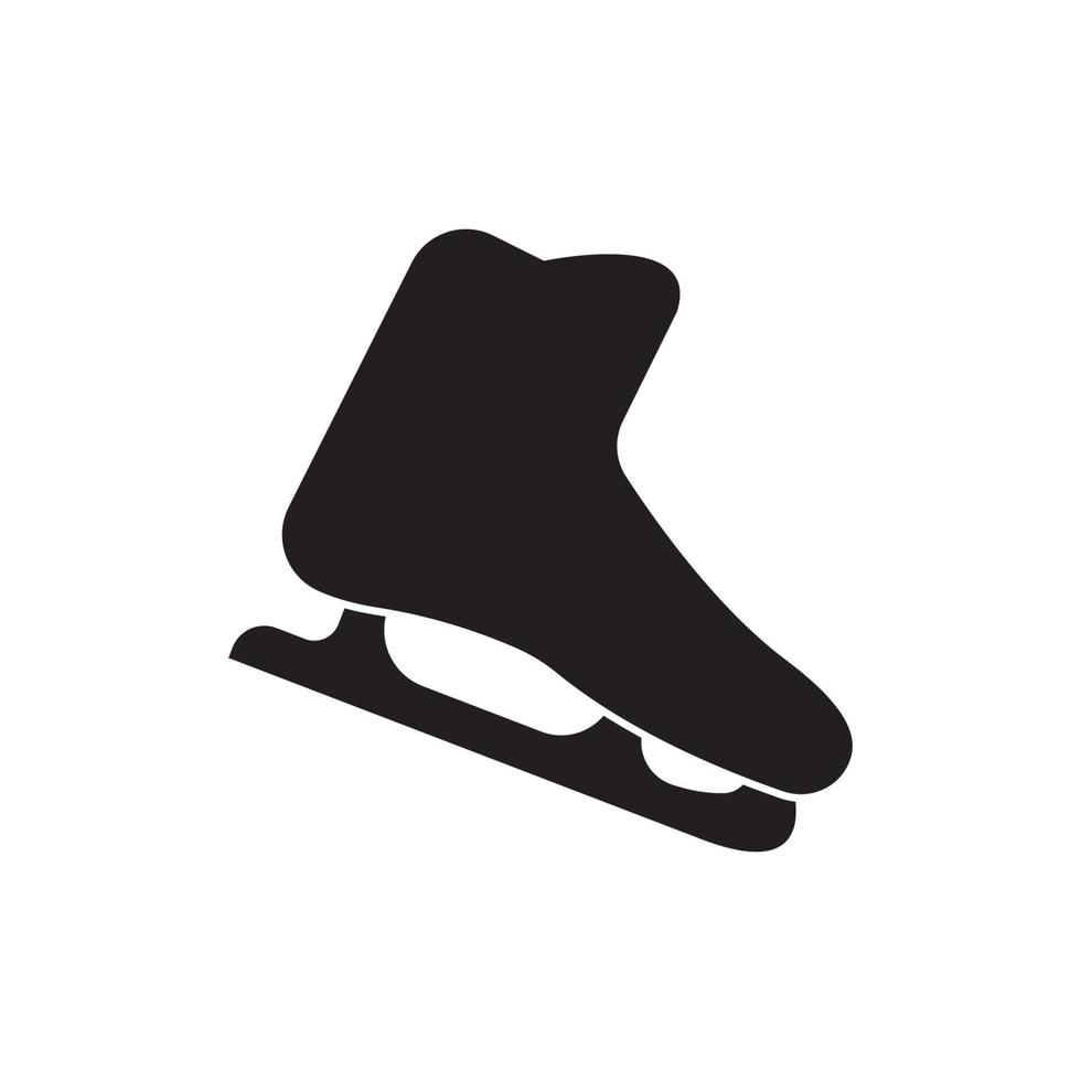 ijs skates icoon symbool, illustratie ontwerp sjabloon. vector