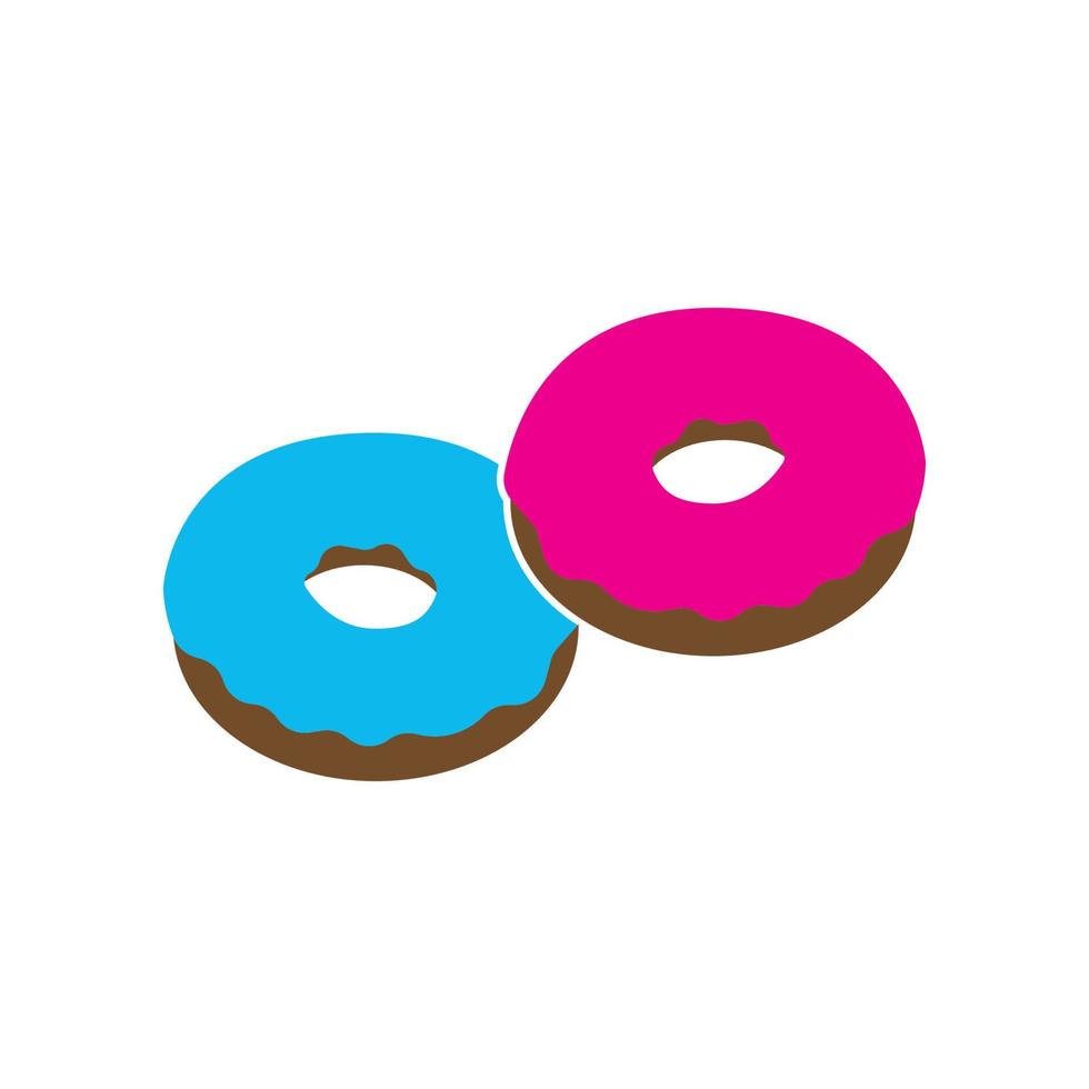 donut icoon symbool ,illustratie ontwerp sjabloon. vector