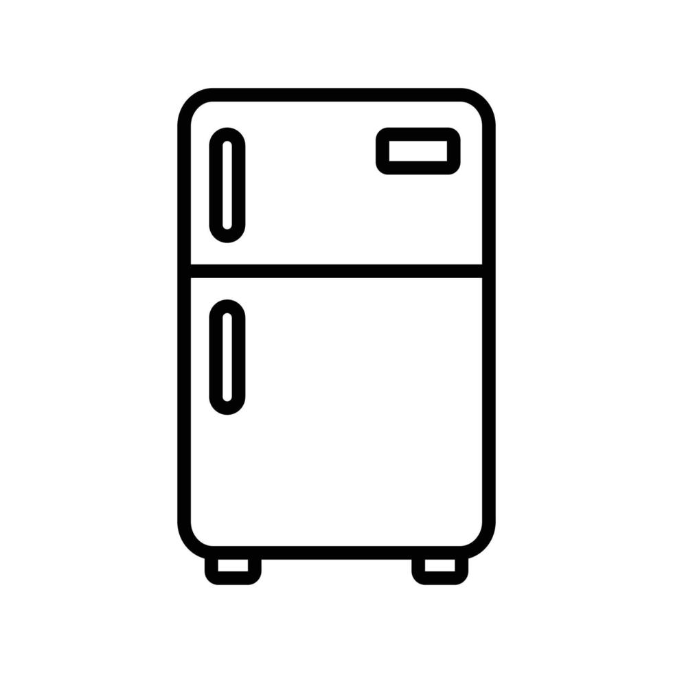 koelkast icoon vector ontwerp sjabloon gemakkelijk en modern