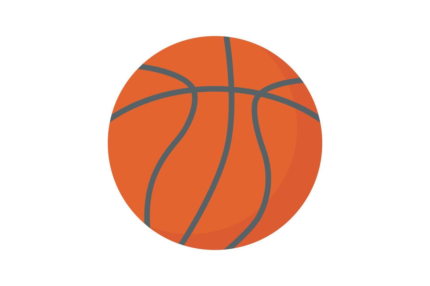 basketbal icoon illustratie. icoon verwant naar sport. vlak icoon stijl. gemakkelijk vector ontwerp bewerkbare